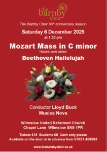Barnby choir Christmas concert December 2025